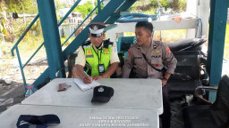 Personel Polsek Asemrowo Laksanakan Patroli Pemantauan Objek Vital Gudang PLN Tambak Langon