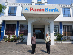 Personel Polsek Asemrowo Laksanakan Patroli Objek Vital Gudang PLN Tambak Langon