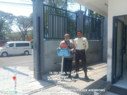 Polsek Asemrowo Patroli Dialogis di Pergudangan Margomulyo, Antisipasi Kerawanan 3C
