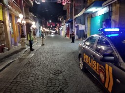 Polsek Pabean Cantikan Tekan Kriminalitas Jalan Lewat Patroli Malam