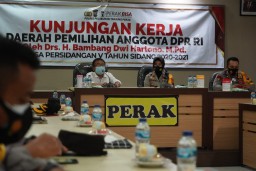 Kapolres Tanjung Perak Sambut Kunjungan Kerja Anggota Komisi 3 DPR RI, Bahas Soal Kamtibmas & Covid-19