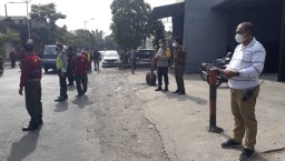 Polsek Asemrowo Gelar Operasi Yustisi Protokol Kesehatan Bersama Personil Gabungan di Jalan Tanjungsari