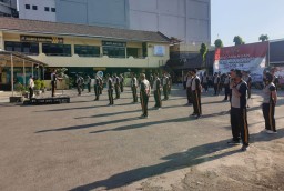 Tingkatkan Produktifitas Personil, Polres Tanjung Perak Gelar Olahraga Rutin