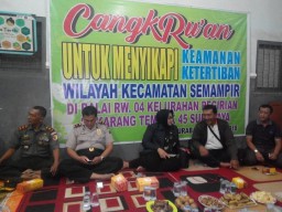 Bahas Masalah Sosial Sampai Kriminal Lewat Cangkrukan Kamtibmas