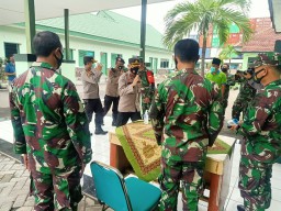 Wakapolres Tanjung Perak Hadiri Peringatan Hari Juang TNI-AD di Kodim Surabaya Utara
