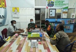 Babinkamtibmas Nyamplungan Sampaikan Himbauan Malam Tahun Baru Ke KTS