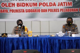 Kapolres Tanjung Perak Hadiri Sosialisasi Hukum Dalam Pelaksanaan Tupoksi Lantas