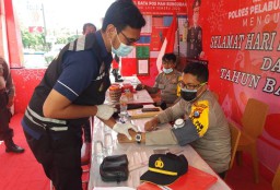 Urkes Polres Tanjung Perak Cek Kesehatan Personil Pospam