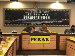 Wakapolres Tanjung Perak Pimpin Latpraops Pekat Semeru 2021