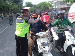 Polsek Pabean Cantikan Gelar Operasi Patuh Semeru 2021, Gandeng Anggota Koramil