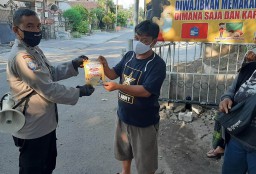 Polsek Krembangan Gencar Sosialisasi SPKT Door To Door Lewat Para Babinkamtibmas