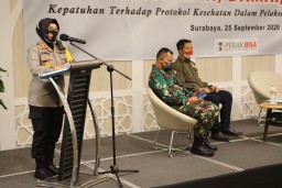 Kapolres Tanjung Perak Pimpin Deklarasi Pilkada Surabaya Damai