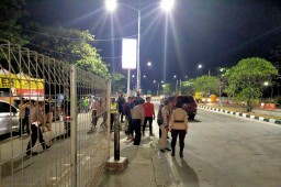 Kapolsek Kenjeran Pimpin Pengamanan Jalur Lintasan Kelompok PSHT