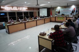 Kapolres Tanjung Perak Pimpin Pertemuan FGD, Bahas Penerapan PPKM Darurat