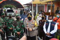 Forkopimda Jatim Pastikan Efektivitas dan Efisiensi Penyekatan di Mojokerto