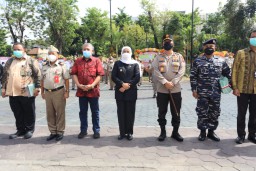 Kapolda Jatim Hadiri Upacara Peringatan HUT UU Nomor 5 Tahun 1960 di Kantor Kanwil BPN Prov Jatim